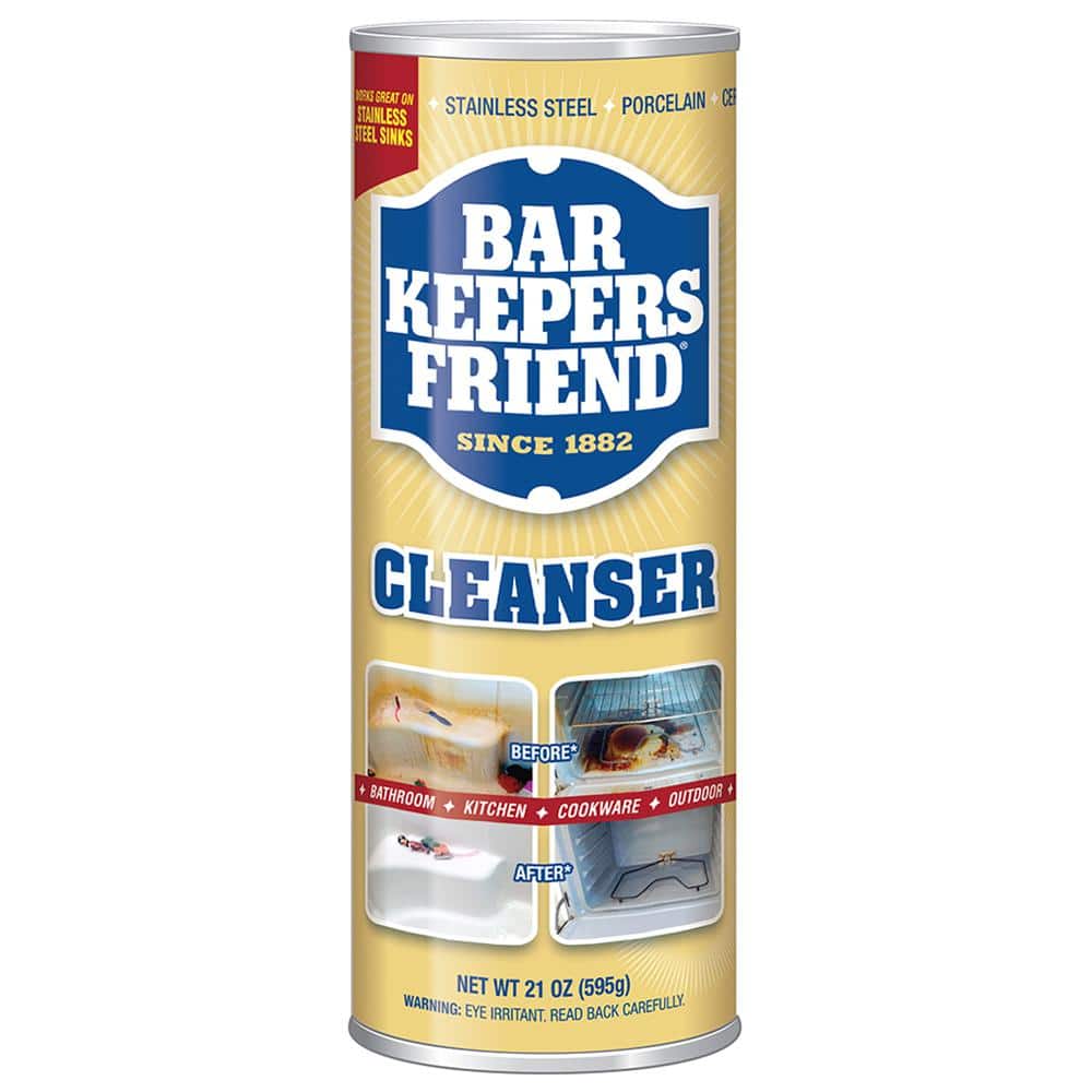 How I Store my Bar Keeper Friend. Use a can opener to gain access. Keep  contained within a parmesan cheese bottle. : r/CleaningTips