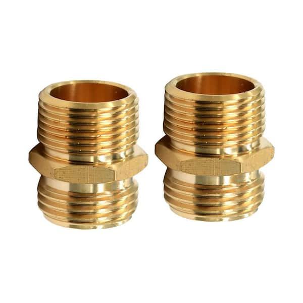 Dyiom 3/4 In. GHT Male X 3/4 In. NPT Male Garden Hose Brass Hose ...