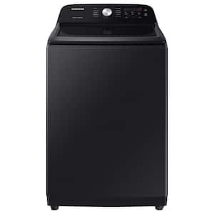 4.9 cu. ft. Large Capacity Top Load Washer in Brushed Black with ActiveWave Agitator and Deep Fill