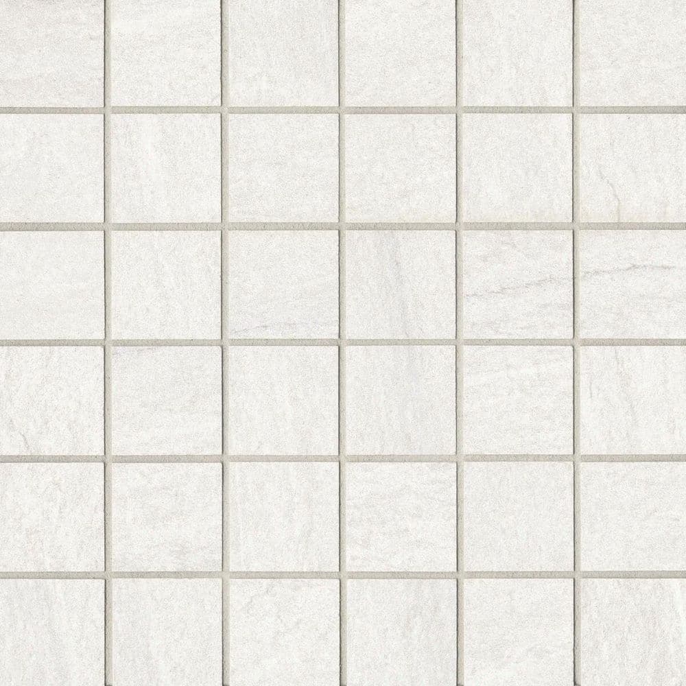 Urban 2.0 12 in. x 12 in. Honed Nova White Porcelain Mosaic Tile (4.9 sq. ft./Carton) price history on PriceWatchPro