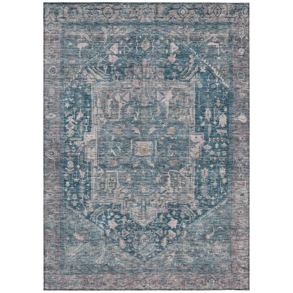 Chantille Machine Washable Indoor/Outdoor Abstract ACN1240 Blue 10 ft. x 14 ft. Area Rug price history on PriceWatchPro