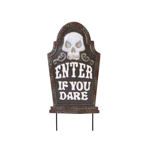 24 in. Enter Halloween Yard Sign