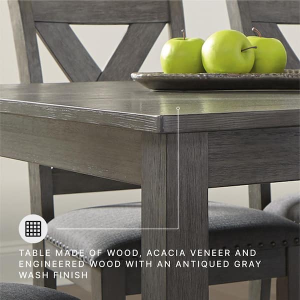 Signature DESIGN BY ASHLEY Caitbrook 7-Piece Rectangle Gray MDF