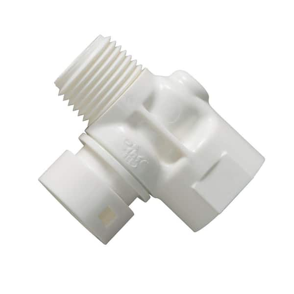 RINSE ACE Extra Connector with White Finish for the Rinse Ace Detachable Hose