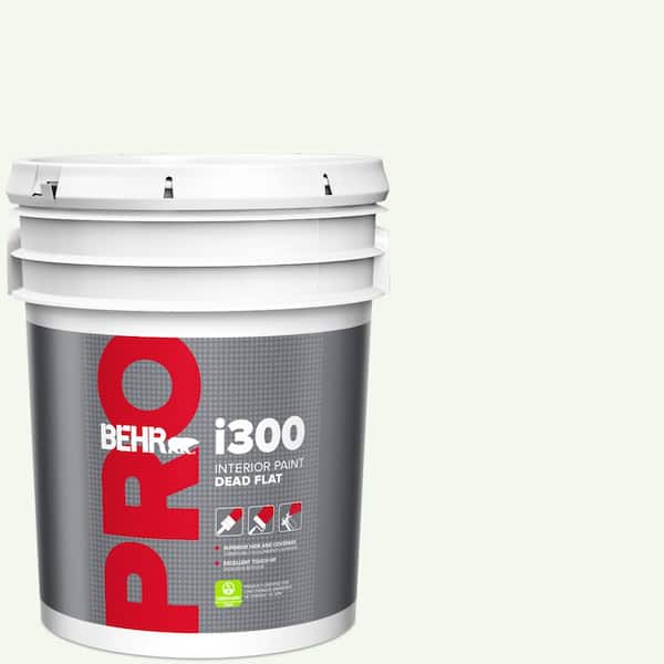 BEHR PRO 5 gal. #GR-W05 Unwind Dead Flat Interior Paint