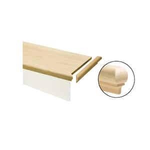 Traditional 1-7/8 in. x 11-1/2 in. x 48 in. White Oak Mitered Reversible Return Retread