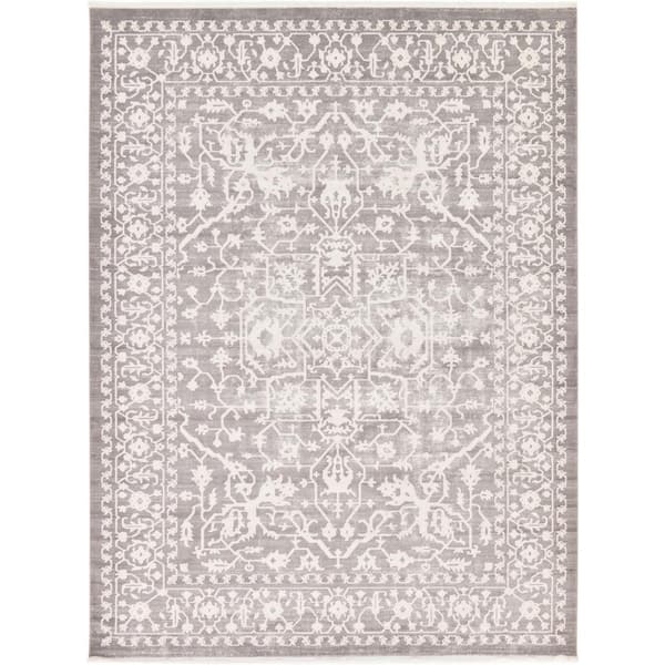 Unique Loom New Classical Olympia Gray 10' 0 x 13' 0 Area Rug
