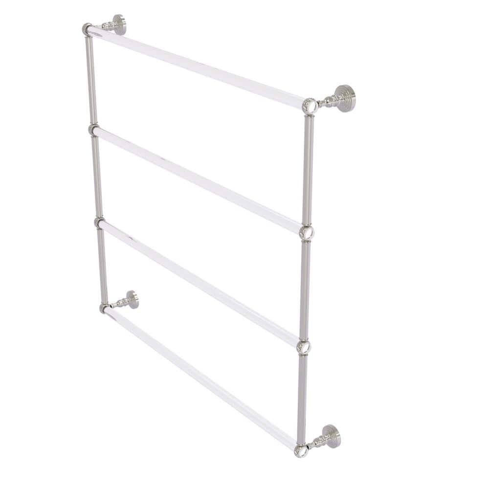 Pacific Grove Collection 36 in. Wall Mounted Towel Bar in Satin Nickel with Twisted Accents price history on PriceWatchPro