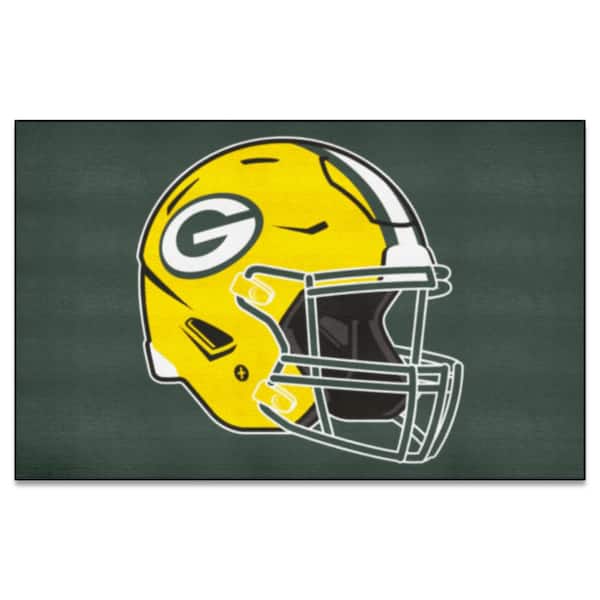 Helmets Green Bay Packers Helmet Is Shown On A Dark Background