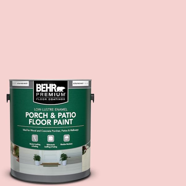 BEHR PREMIUM 1 gal. #P170-1A Pinky Promise Low-Lustre Enamel Interior/Exterior Porch and Patio Floor Paint