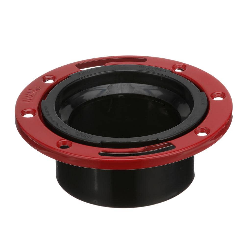 Fast Set 4 in. ABS Open Hub Spigot Toilet Flange with Metal Ring price history on PriceWatchPro