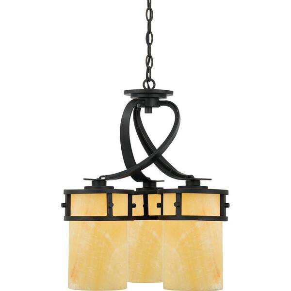 Home Decorators Collection Kyle 3-Light Imperial Bronze Chandelier