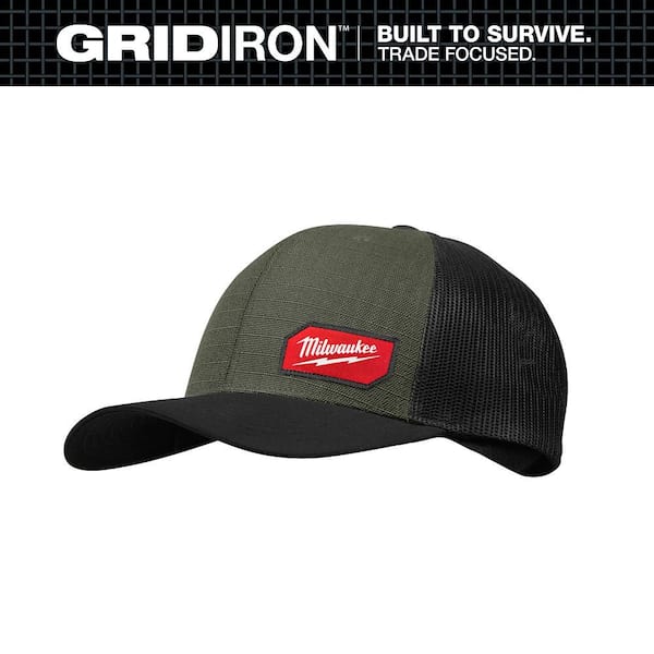 GRIDIRON Snapback Trucker Hat-Green