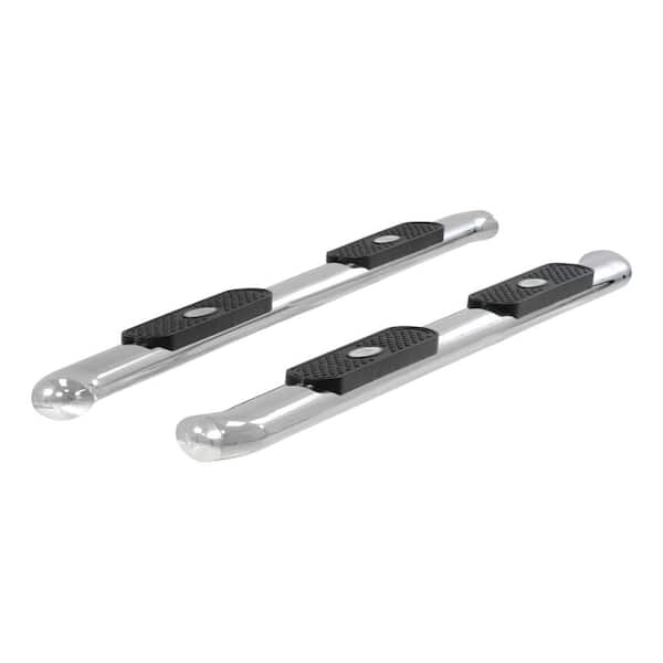 Aries 4-Inch Oval Polished Stainless Steel Nerf Bars, Select Ford F-150, F-250, F-350, F-450, F-550 Super Duty