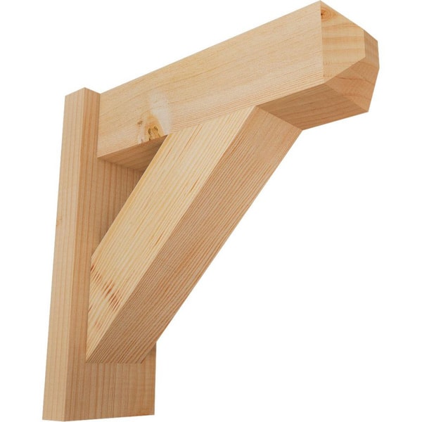 Ekena Millwork 6 in. x 16 in. x 16 in. Douglas Fir Traditional Craftsman Smooth Outlooker