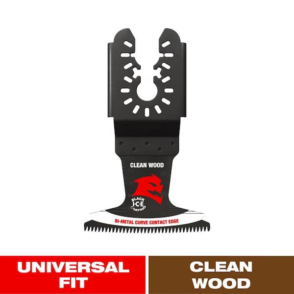 2-1/2 in. Universal Fit Bi-Metal Oscillating Blade for Clean Wood