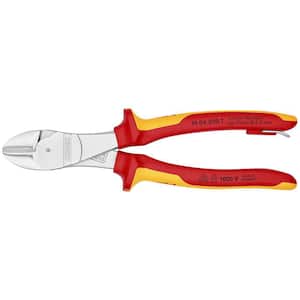 High Leverage Diagonal Cutters-1000V Insulated-Tethered Attachment, 8''