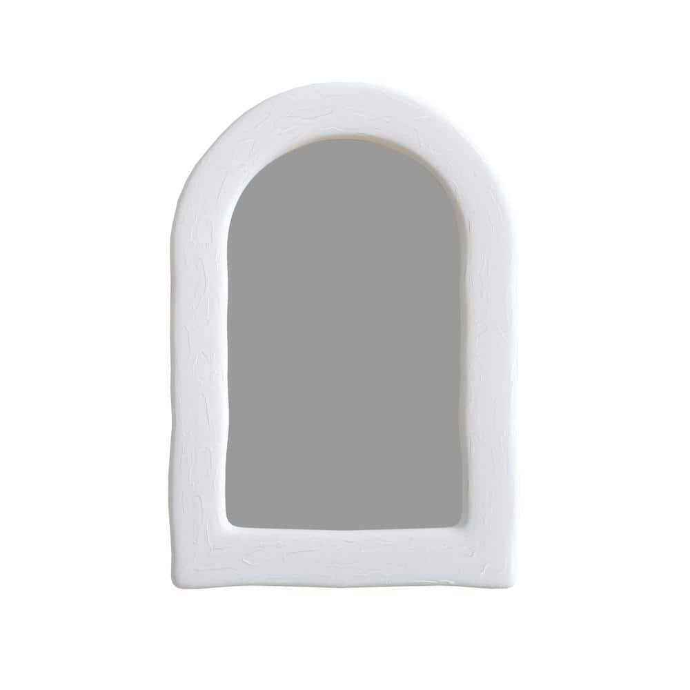 Glass Warehouse Thea 24 in. W x 35 in. H Framed Arched Vanity Mirror in