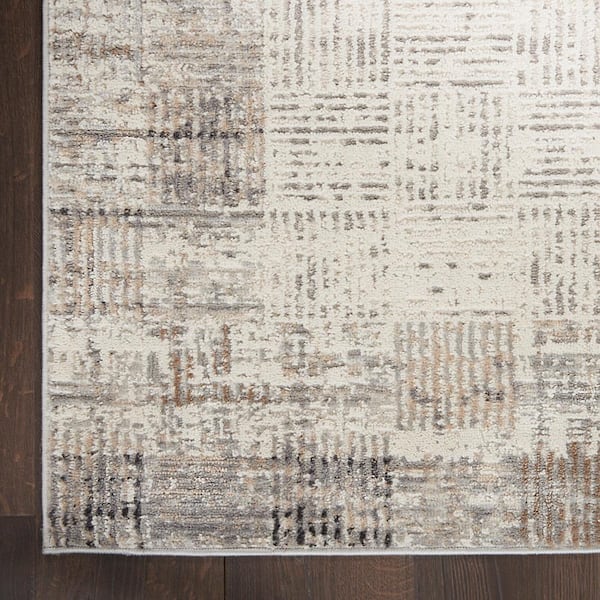  Abani Ivory Area Rug with Contemporary Tonal Grey Border Rugs -  Unique Modern 7'9 x 10'2 (8'x10') Under Table Dining Room Rug : Home &  Kitchen