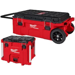 Big Red APD2016AR Torin Rolling Tool Chest/Tool Box with 3 Drawers and Wheels Padded Mechanic Stool Creeper Seat Black