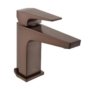 Voltaire Single-Handle Single-Hole Bathroom Faucet in Oil Rubbed Bronze
