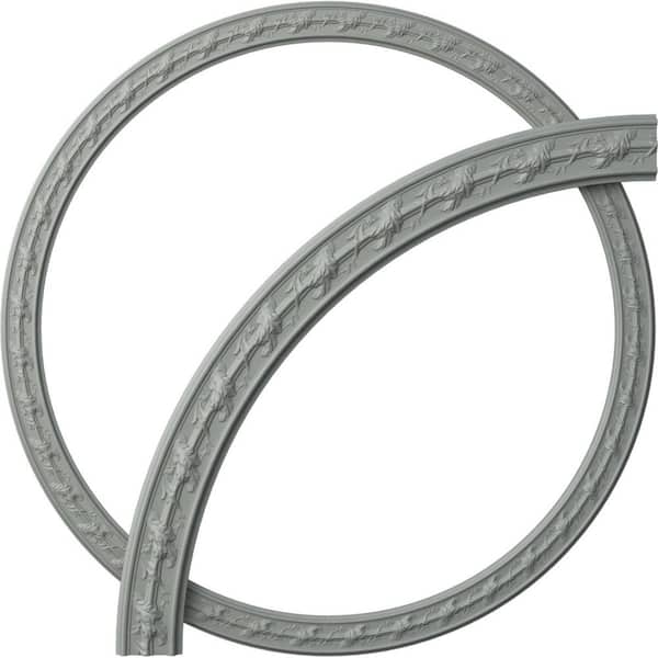Ekena Millwork 5.57 ft. Unfinished Southampton Acanthus Leaf Ceiling Ring Kit