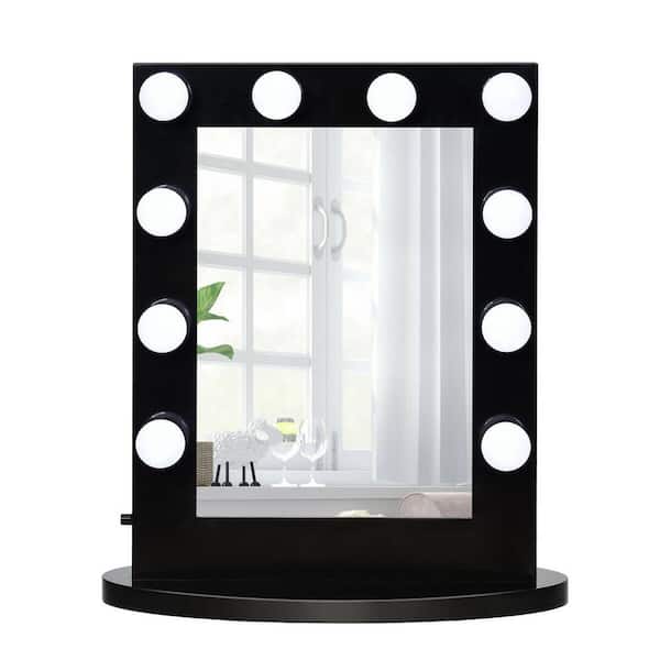 Gymax 23 In 27 Small Large Wall, Small Vanity Mirror Black