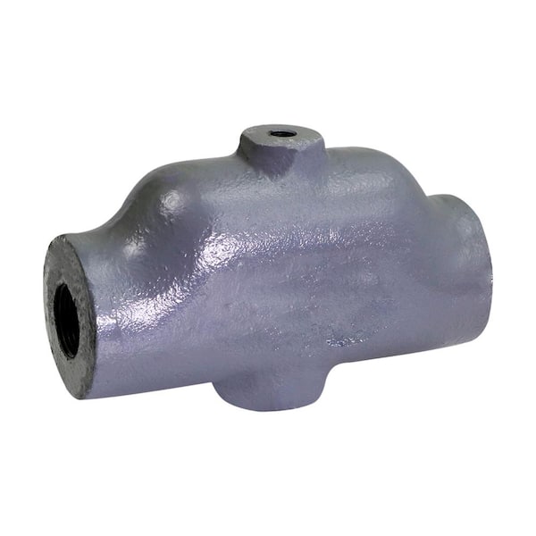 PLUMBFLEX 1 in. Air Vent Eliminator, Heating Boiler Air Scoop, Cast Iron