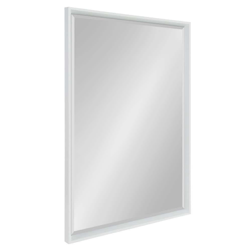 White Polystyrene Full Length Rectangular Dresser Mirror