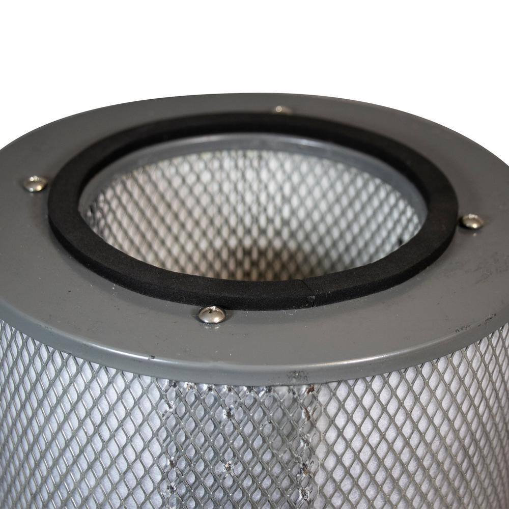 Compact Gray and White True HEPA Air Purifier Filter