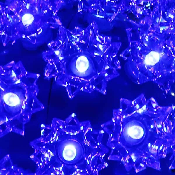 Sunnydaze Decor 5 In Indoor Outdoor Blue Colored Lighted Ball Hanging Decor Kwr 817