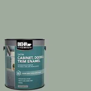 1 gal. #PPU11-15 Green Balsam Satin Enamel Interior/Exterior Cabinet, Door & Trim Paint