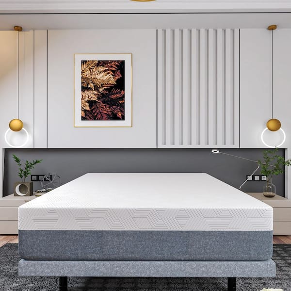 Split King Cooling Gel Memory Foam Medium-Soft Mattress 14 in Mattress-in-a-Box, Breathable, Supportive, Pressure Relief