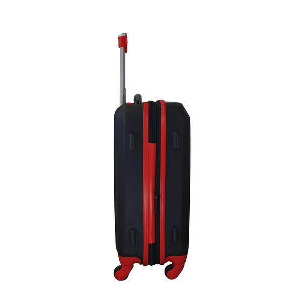 Denco 21-inch Two-Toned Hardside Carry-On Luggage Spinner Red 