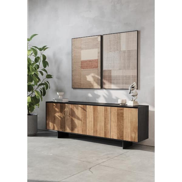 Atelier, Matte Metal Sheet Top, 79 in. Width, Multi Colored Finish Dining Buffet