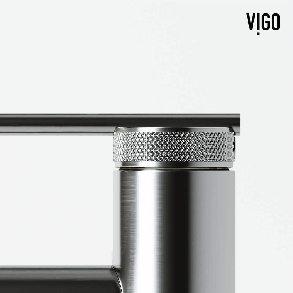 Sterling Brushed Nickel Single Handle Bathroom Faucet