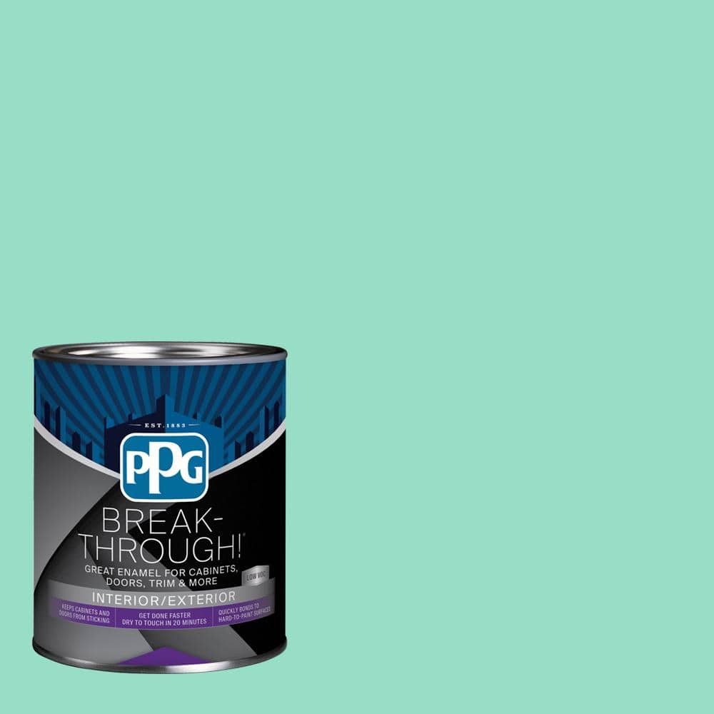 8 oz. PPG1136-7 Dark Green Velvet Satin Interior Paint Sample