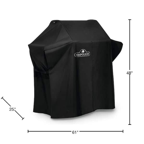 Rogue 525 4-Burner Premium Grill Cover in Black