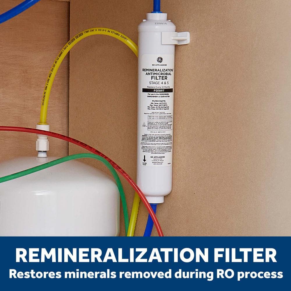 GE 5-Stage Under-Sink Reverse Osmosis Water Filtration System