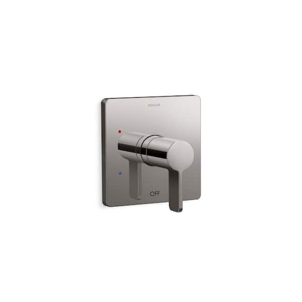 KOHLER Parallel Rite-Temp Single Handle Shower Valve Trim in Vibrant Titanium