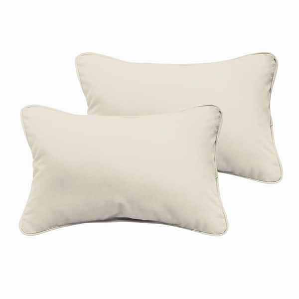 Ivory lumbar pillow hotsell