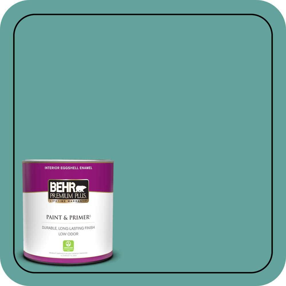 1 qt. #M450-5 Aqua Rapids Eggshell Enamel Low Odor Interior Paint & Primer price history on PriceWatchPro