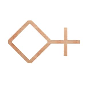 25-5/8 in. x 15-3/8 in. x 1/4 in. Cherry Medium Cameron Decorative Fretwork Wood Wall Panels (10-Pack)