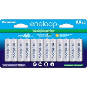 Eneloop AA NIMH rechargeable batteries (12-pack)