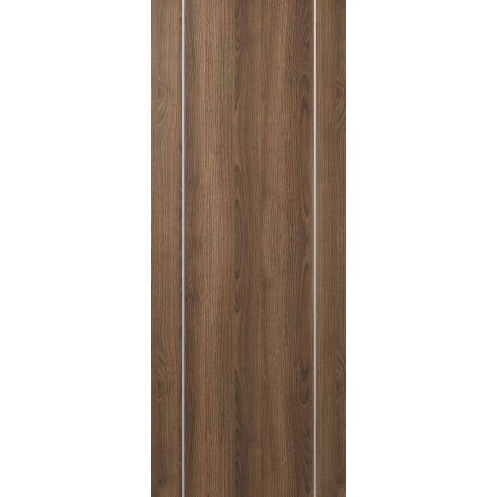 Optima 2U 36 in. x 84 in. No Bore Pecan Nutwood Solid Composite Core Wood Interior Door Slab price history on PriceWatchPro