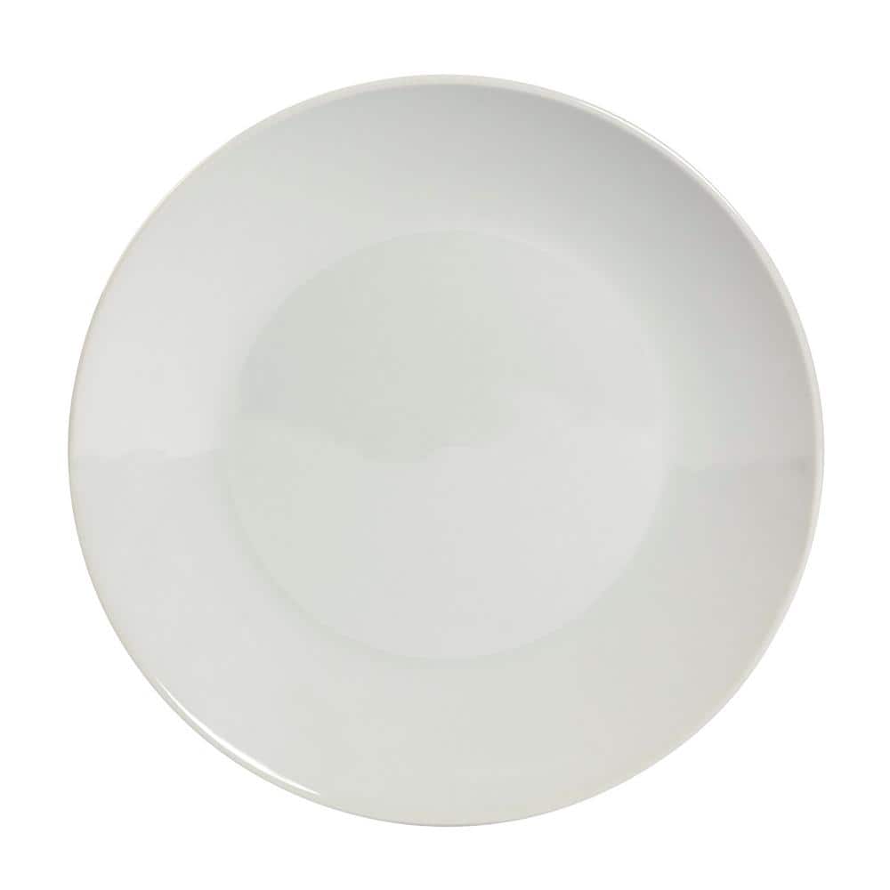 White Porcelain 16-Piece Round Dinnerware Set