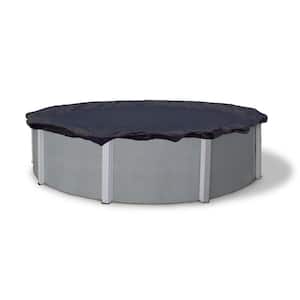 8-Year 30 ft. Round Navy Blue Above Ground Winter Pool Cover