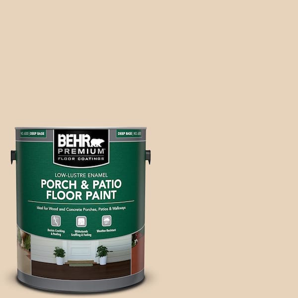 BEHR PREMIUM 1 gal. #PFC-11 Inviting Veranda Low-Lustre Enamel Interior/Exterior Porch and Patio Floor Paint