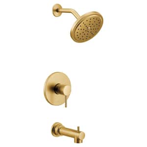 Align M-CORE 3-Series 1-Handle Tub and Shower Trim Kit in Brushed Gold (Valve Not Included)