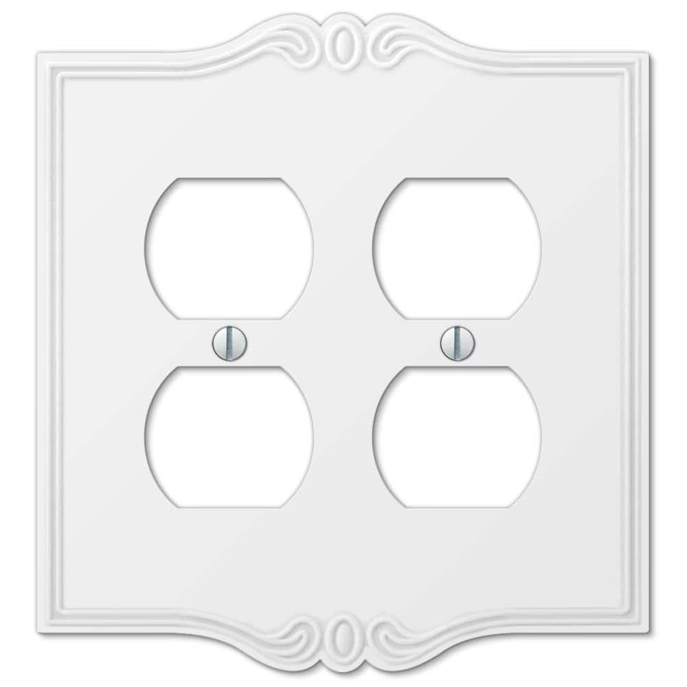 Charleston 2 Gang Duplex Composite Wall Plate - White price history on PriceWatchPro